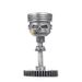 Resin Craft Skull Statue With Piston Gear Element, Compact Decorative Small Ornament For Household Desktop Layout
_maomaolike.com