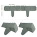 20 PCS Cobbled Stone Effect Plastic Garden Lawn Border Edging_maomaolike.com