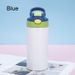 Outdoor Simple Solid Color Stainless Steel Vacuum Thermos Straw With Handle Children's Water Portable Sports Cup_maomaolike.com