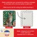 California Spangled Cat By The Christmas Tree Porcelain Ornament Christmas Tree Hanging Decorations For Home Christmas Holiday, Rectangle, Gift, Multicolor_maomaolike.com