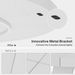 Round Dining Table For 4, 47" Wooden Kitchen Table Farmhouse Dinner Table_maomaolike.com