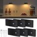 WILLED Motion Sensor Night Warm White Rechargeable Stair Light Indoor For Hallway Stairway Bathroom Bedroom Kitchen_maomaolike.com