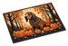 Bloodhound Fall Doormat Front Door Mat Indoor Outdoor Rugs For Entryway, Non Slip Washable Low Pile, 24H X 36W_maomaolike.com