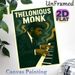 Thelonious Monk Jazz Theme Painting Poster, Vintage-toned Retro Jazz Pianist Playing Piano Poster, Rich Jazz Atmosphere Decor Ideal For Music Studio_maomaolike.com