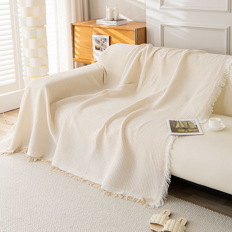 Single Recliner Rocking Chair Blanket Stool Cushion Sofa Full Cover_maomaolike.com