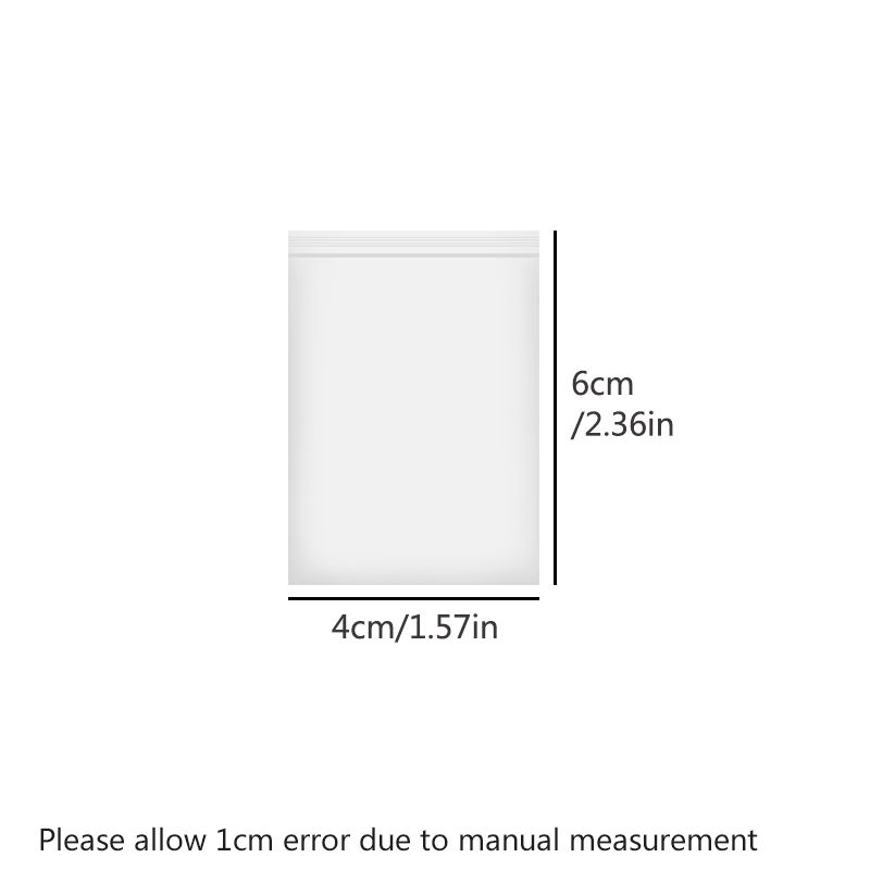 Transparent Ziplock Sealed Department Store Bag, Jewelry Parts, Small Accessories Bag_maomaolike.com