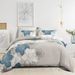 Soft Fiber Floral Pattern Breathable Three Piece Bedding Set Quilt Duvet Cover_maomaolike.com
