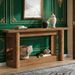 Console Table, 2-Tier Farmhouse Entryway Sofa Table_maomaolike.com