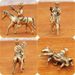 Brass Crafts Tang Monk Riding Horse Small Study Office Business Souvenir 3D Figurine Metal Ornament_maomaolike.com