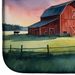 Barn At Twilight Dish Drying Mat Absorbent Dish Drying Mat Pad For Kitchen Counter Dish Drainer Mat For Countertop, 14 X 21", Multicolor_maomaolike.com