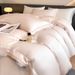 2026 New Summer Light Luxury High-End Four-Piece Set New Ice Silk Smooth Naked Sleep Duvet Cover Bed Sheet Bedding_maomaolike.com