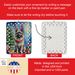 Keeshond Christmas Reindeer Porcelain Ornament Christmas Tree Hanging Decorations For Home Christmas Holiday, Rectangle, Gift, Multicolor_maomaolike.com