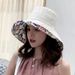 Hot Sale 2023 Women's Bucket hat Panamanian Women Four Seasons Big Brim Double-Sided Fisherman Hat Sun Visor C_maomaolike.com