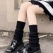 Lolita knitted pile socks Extended jk calf socks Modified leg socks Leg socks Slimming leg mask_maomaolike.com