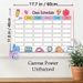 Class Schedule Painting Poster, Cute Cartoon Stationery-themed Poster, Clear Structured Layout To Organize Daily Courses Ideal For Classroom_maomaolike.com