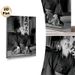 Japanese Elderly Monk Themed Painting Poster, Vintage Monochrome Traditional Portrait Poster, Serene Cultural Vibe Ideal For Home Study, Meditation_maomaolike.com