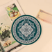 Placemat Bohemian Nordic Style Coaster Table Rubber Water Absorbent Non-Slip Insulation Bowl Plate Mat Heat Resistant_maomaolike.com