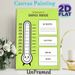 Thermometer Savings Tracker Painting Poster, Light Green Cute Cartoon-style Poster, Practical Tool To Track Savings Progress, Ideal For Home Office_maomaolike.com