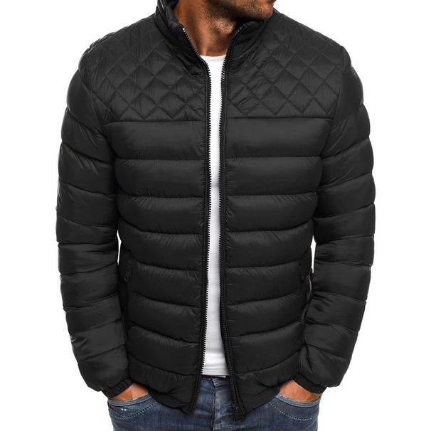 Men's Clothing new lightweight padded coat men's short youth plus size casual winter stand-up collar padded coat men_maomaolike.com