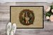 Welsh Springer Spaniel Christmas Flowers Doormat Front Door Mat Indoor Outdoor Rugs For Entryway, Non Slip Washable Low Pile, 24H X 36W_maomaolike.com