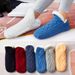 Unisex socks plus velvet thick winter women's adult bottom glue adult warm indoor home socks men's socks overshoes_maomaolike.com