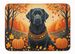 Black Labrador Retriever Fall Memory Foam Kitchen Mat Machine Washable Anti-Fatigue Mat Cushion Comfort Bath Mat Or Kitchen Rug_maomaolike.com