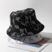 Hot Sale Rock Paper Scissors Print Bucket Hat Haruku Hip Hop Fisherman_maomaolike.com