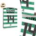 Football Jersey No.14 Painting Poster, Vibrant Green & White Striped Sports Jersey Poster, Collectible Signed Sports-themed Decor For Game Rooms And_maomaolike.com