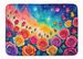 Roses In Color Memory Foam Kitchen Mat Machine Washable Anti-Fatigue Mat Cushion Comfort Bath Mat Or Kitchen Rug_maomaolike.com