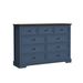 9 Drawer Dresser With Wooden Top, Tall Fabric Dresser & Chest Of Drawers For Bedroom Closet Living Room_maomaolike.com