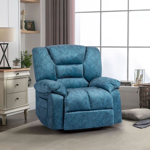 Living Room Recliner Chair Sofa With Massage And Heating_maomaolike.com