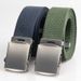 Men's Outdoor Canvas Belt - Breathable Camouflage Sports Waistband With Alloy Buckle, Unisex Youth Wear-Resistant Strap_maomaolike.com