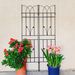 2 Pack Metal Garden Trellis 71" X 17.7" Rustproof Trellis For Climbing Plants Outdoor Flower Support Black_maomaolike.com