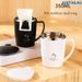 350ML 304 Stainless Steel Double-layer Insulated Cups Water With Sealing Lid Handle Coffee Cup Leak-proof Thermos Bottle_maomaolike.com