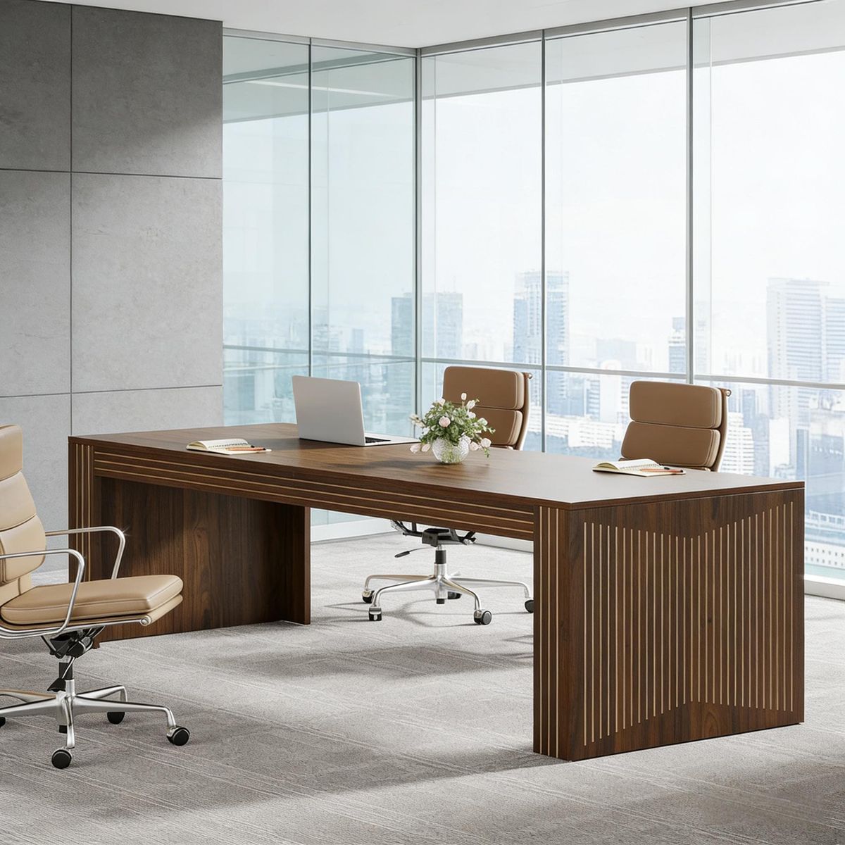 Person Desk, Computer Desk Double Office Desk_maomaolike.com