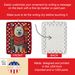 Samoyed Holiday Christmas Porcelain Ornament Christmas Tree Hanging Decorations For Home Christmas Holiday, Rectangle, Gift, Multicolor_maomaolike.com