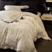 Light Luxury Style 100s Long-staple Bed Sheet Four-piece Set High-end Feel All Pure Cotton Quilt Cover Bedding Cococelly_maomaolike.com