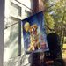 Golden Retriever Happy Birthday House Flag Large Porch Sleeve Pole Decorative Outside Yard Banner Artwork Wall Hanging, Polyester, House Size, Multicolor_maomaolike.com