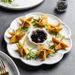 Ceramic Breakfast With Vinegar Dish Sushi Dumpling Snack High-end Divided Plate_maomaolike.com