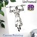 Pull-up Fitness Painting Poster, Monochrome Ink Splash Style Poster, Motivational Fitness Decor, Suitable For Gym And Home Workout Spaces_maomaolike.com