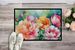 Indiana Peonies In Watercolor Doormat Front Door Mat Indoor Outdoor Rugs For Entryway, Non Slip Washable Low Pile, 24H X 36W_maomaolike.com