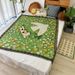 Original Flower Sea Cat Vintage Style Art Sofa Single Knitted Throw Blanket Carpet Tapestry Decorative Painting_maomaolike.com