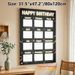 Birthday Tracker Painting Poster, Chalkboard-style Glowing Text Monthly Blank Grid Poster, Functional Decor To Record Monthly Birthdays Suitable For_maomaolike.com