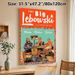 The Big Lebowski Movie Painting Poster, Vibrant Retro Vintage Style Poster, Nostalgic Iconic Bowling Scene With Main Characters, Ideal Decor For Home_maomaolike.com