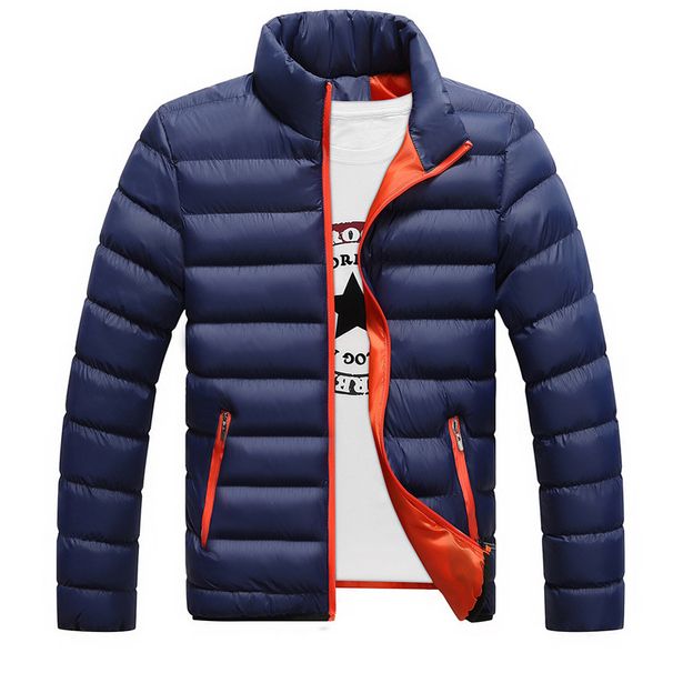 Men's Clothing winter men's stand collar thickened cotton jacket youth casual loose cotton jacket factory Xingshang wholesale_maomaolike.com