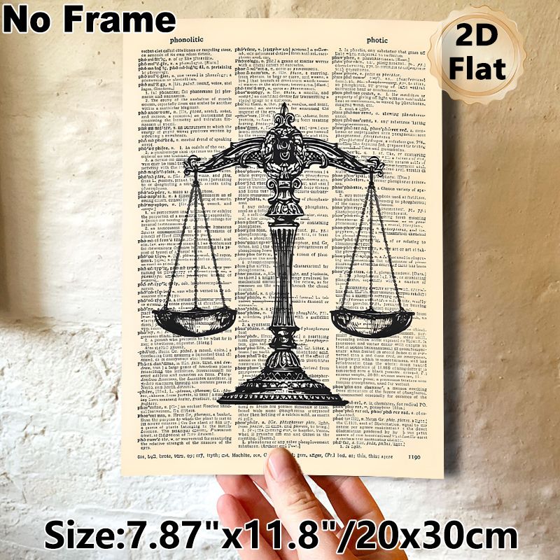 Ornate Lamp On Vintage Dictionary Page Painting Poster, Intricate Black & White Typographic Art Poster, Literary-themed Decor Ideal For Home Office_maomaolike.com