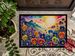 Pansies In Color Doormat Front Door Mat Indoor Outdoor Rugs For Entryway, Non Slip Washable Low Pile, 24H X 36W_maomaolike.com