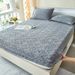 2024 New Taffeta Velvet Single Piece Milk Coral Cover Mattress Protector Winter Fleece Bed Sheet_maomaolike.com