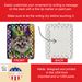 Keeshond King Of Mardi Gras Porcelain Ornament Christmas Tree Hanging Decorations For Home Christmas Holiday, Rectangle, Gift, Multicolor_maomaolike.com