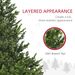 Artificial Christmas Tree, Sparse Realistic Cedar Tree With Branch Tips, Easy Assembly, Hinged Xmas Tree For Home Office Holiday, Green_maomaolike.com